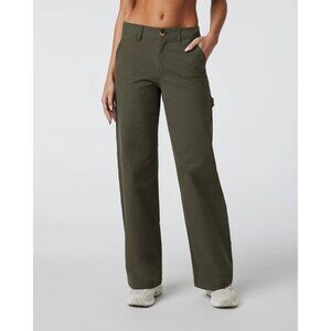 VUORI Getaway Carpenter Pants Women's Size XS in Dark Oregano